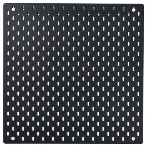 Перфорированная доска IKEA SKADIS (СКОДИС), Черный, 56x56 см