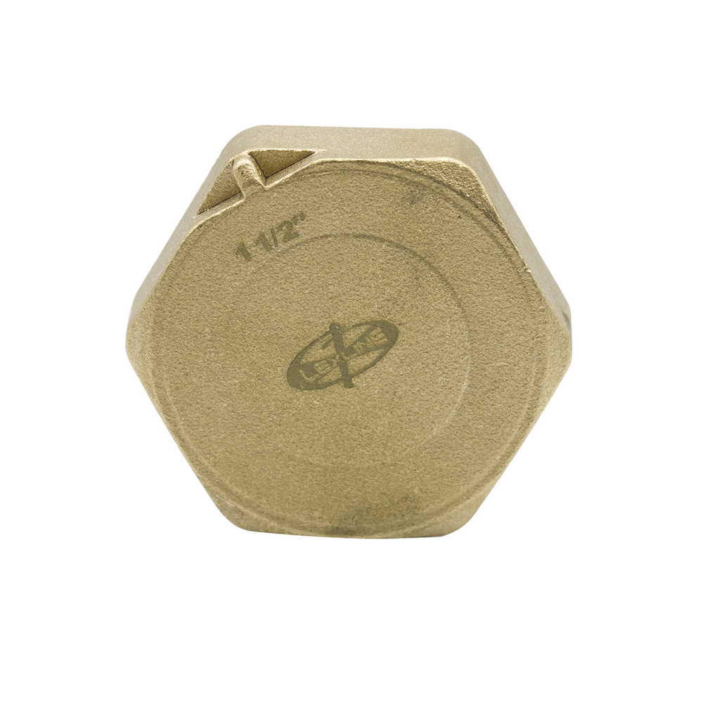 Заглушка 1 1/2'' вн ЛАТ с контр отв LEXLINE 40