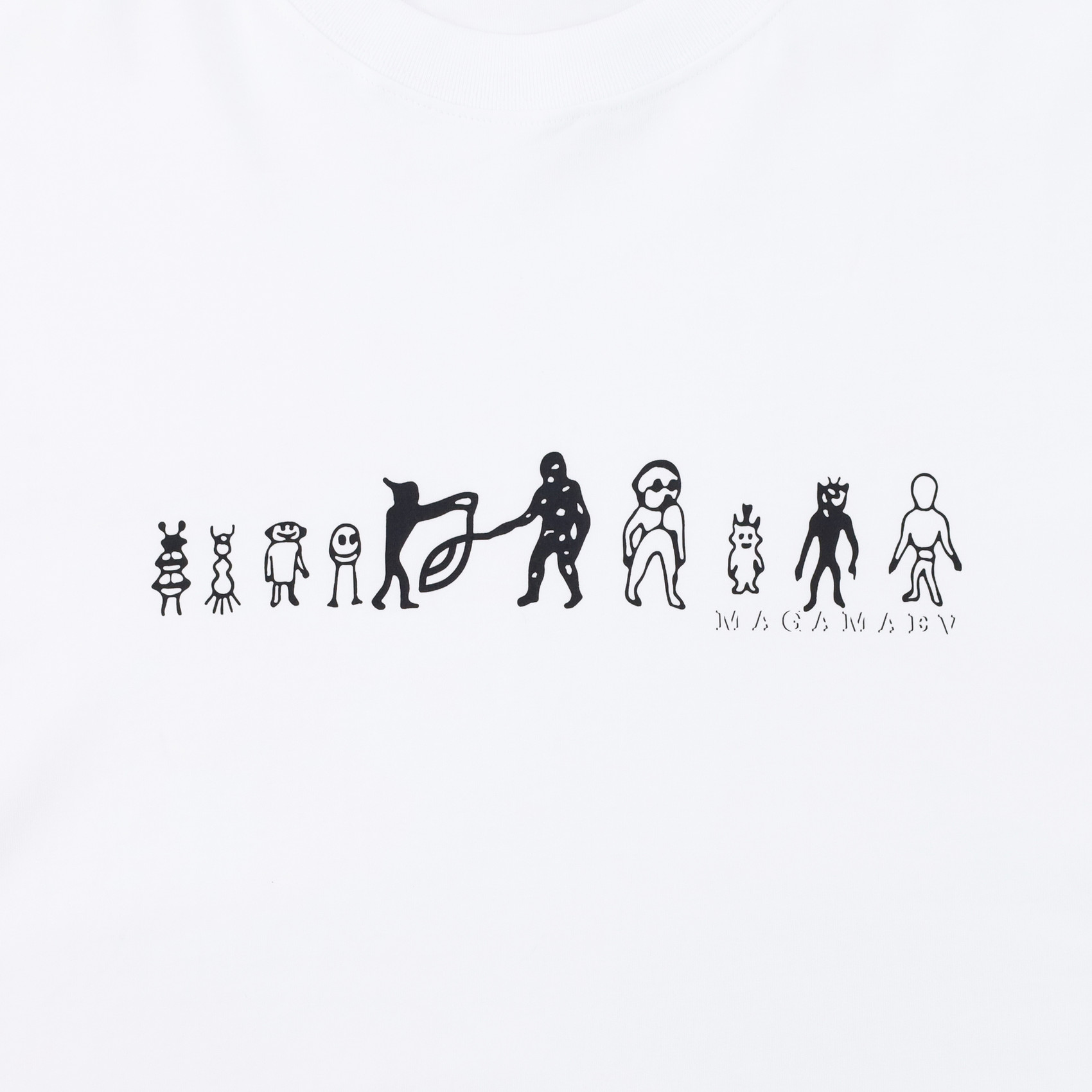 Футболка Magamaev Humanoids T-Shirt (white) артикул: - купить в магазине Дайс