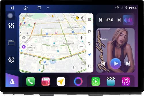Магнитола для Hyundai Staria 2021+ (ШГУ 8") - FarCar BX877 монитор 13" 2K QLED на Android 13, Быстрая, CarPlay, 4G SIM-слот