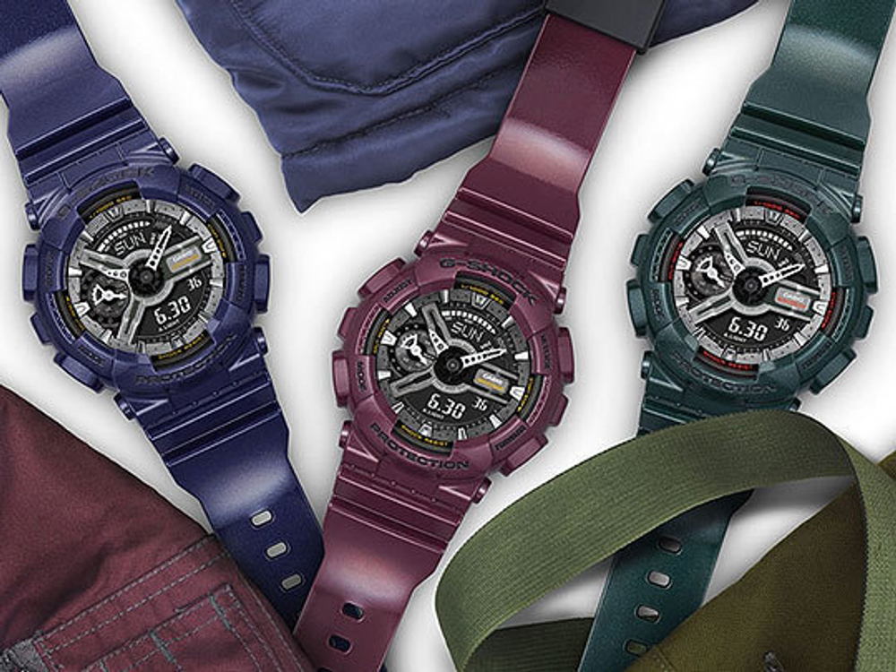 Японские наручные часы Casio G-SHOCK GMA-S110MC-2A