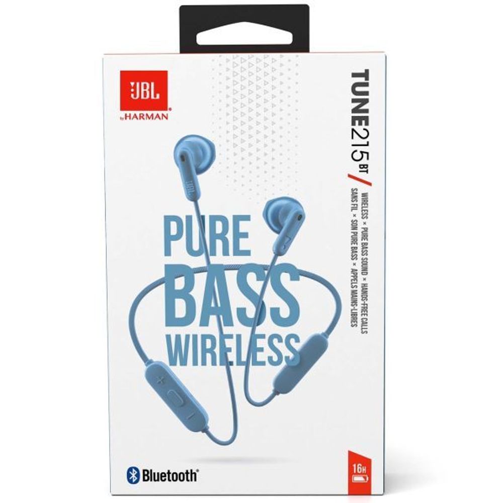 Беспроводные наушники JBL T215BT Blue - 6