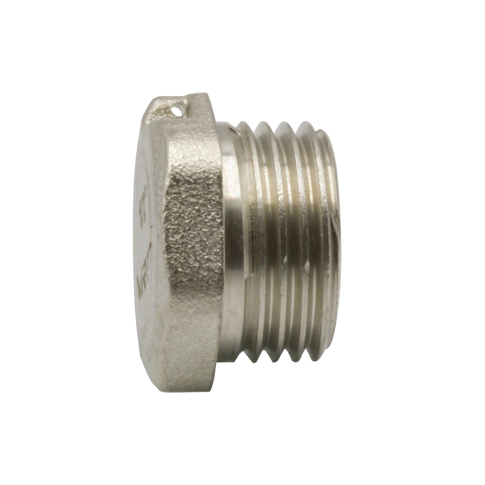 Заглушка 1/2'' нар с контр отв VRT® никель