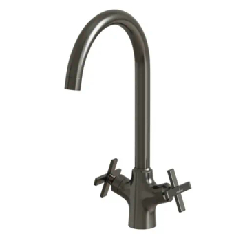 Смеситель для кухни 1/2 кер. MIXLINE МЛ38-032(ML38-032) &quotГрафит&quot высокий излив ГРАФИТ