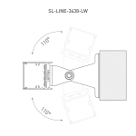 Профиль SL-LINE-3638-LW-2000 ANOD BLACK (Arlight, Алюминий)