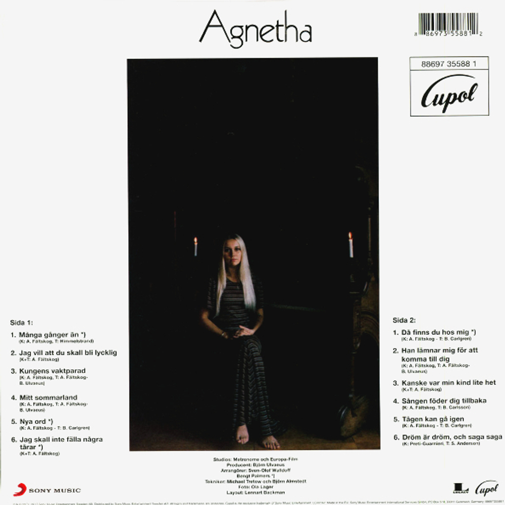 Agnetha Faltskog / Nar En Vacker Tanke Blir En Sang (LP)