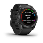 Смарт-часы Garmin Fenix 7X Pro Solar Slate Gray, черный, 010-02778-01