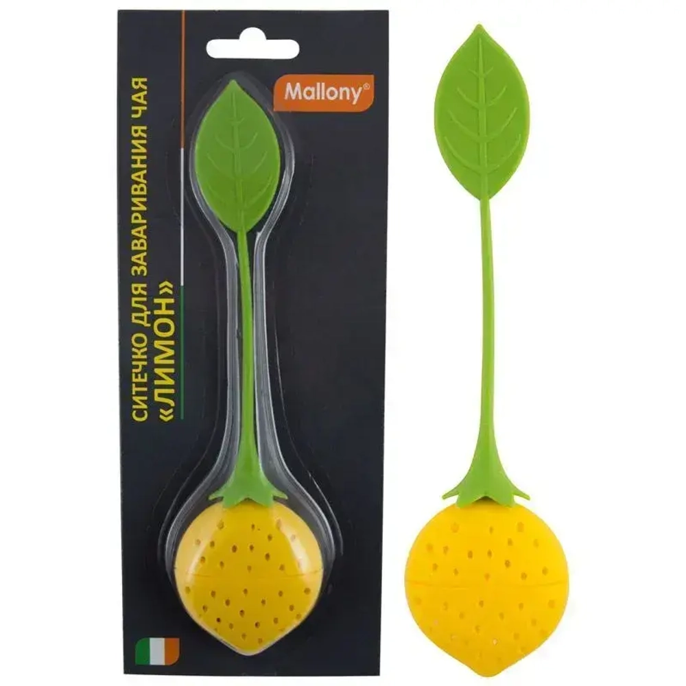 Ситечко для заваривания чая "Лимон" TI-Lemon, р-р 15*3,5 см (силикон)