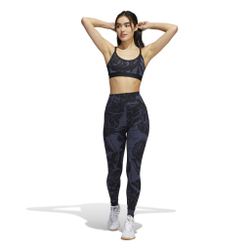 Женские теннисные брюки adidas Optime Flower 7/8 Tight Women - Blue