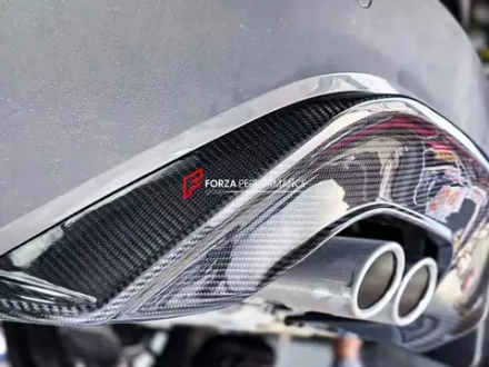 Карбоновый диффузор для AUDI S5 F5 Рестайлинг 2020+ Ауди обвес