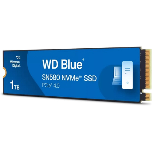 Жесткий диск SSD M.2 1Tb Western Digital BLUE SN580, 4150/4150MBs, 750000 IOPS, TLC 3D NAND, PCI-E3.0x4 (WDS100T3B0E)