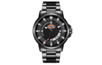 Dickies Wrist Watch Quartz Movement Stainless Steel Strap 43mm Black Dial Men"s Watches