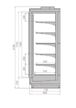 Шкаф морозильный BRANDFORD ODISSEY Slim 250