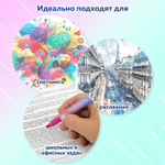 Набор текстовыделителей двусторонних 4 ШТУКИ / 8 ЦВЕТОВ, BRAUBERG «GRADE», линия письма 1-4 мм.