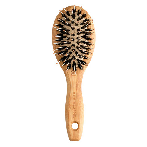 Овальная массажная щетка с комбинированной щетиной+ион Olivia Garden Bamboo Touch XS ID1682