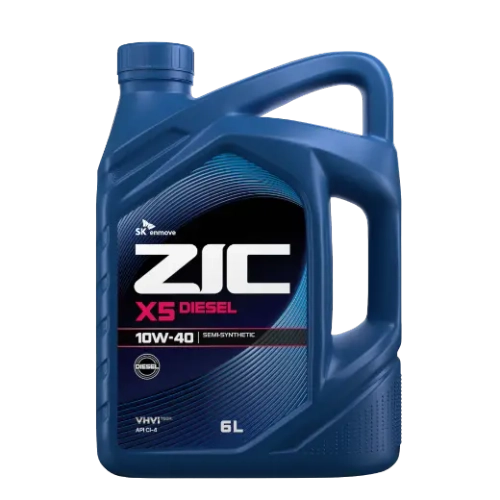 Моторное масло Zic X5 Diesel 10W-40, полусинтетическое, 6 л