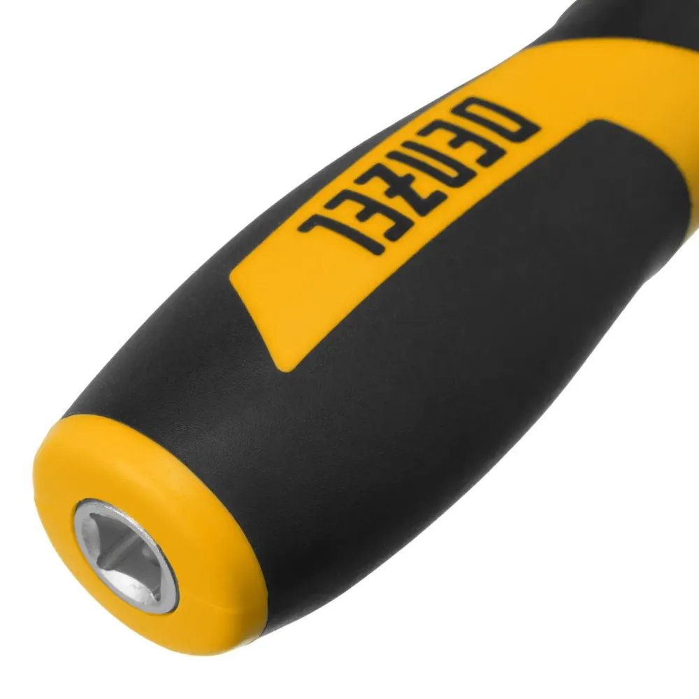 Набор инструментов, 1/2", 3/8", 1/4", CrV, S2, пластиковый кейс, 232 предмета Denzel