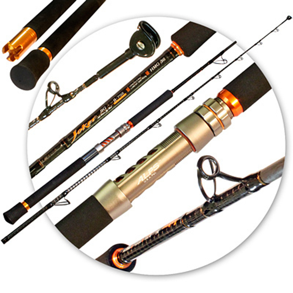 Спиннинг для рыбалки AQUA JOKER JIG 2,10m, 300-900g