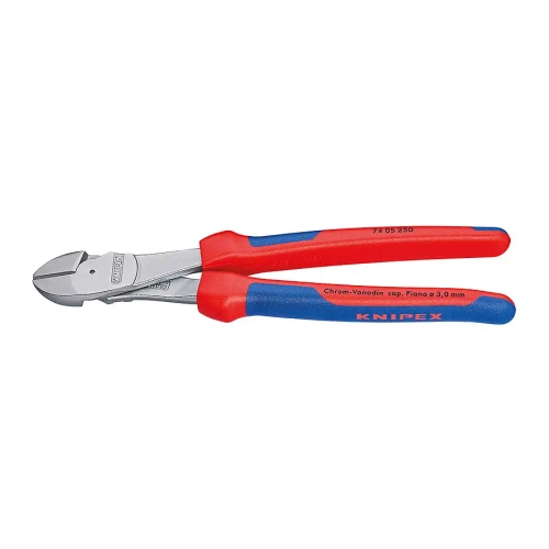 Кусачки боковые особой мощности хромированные 250 мм Knipex 74 05 250