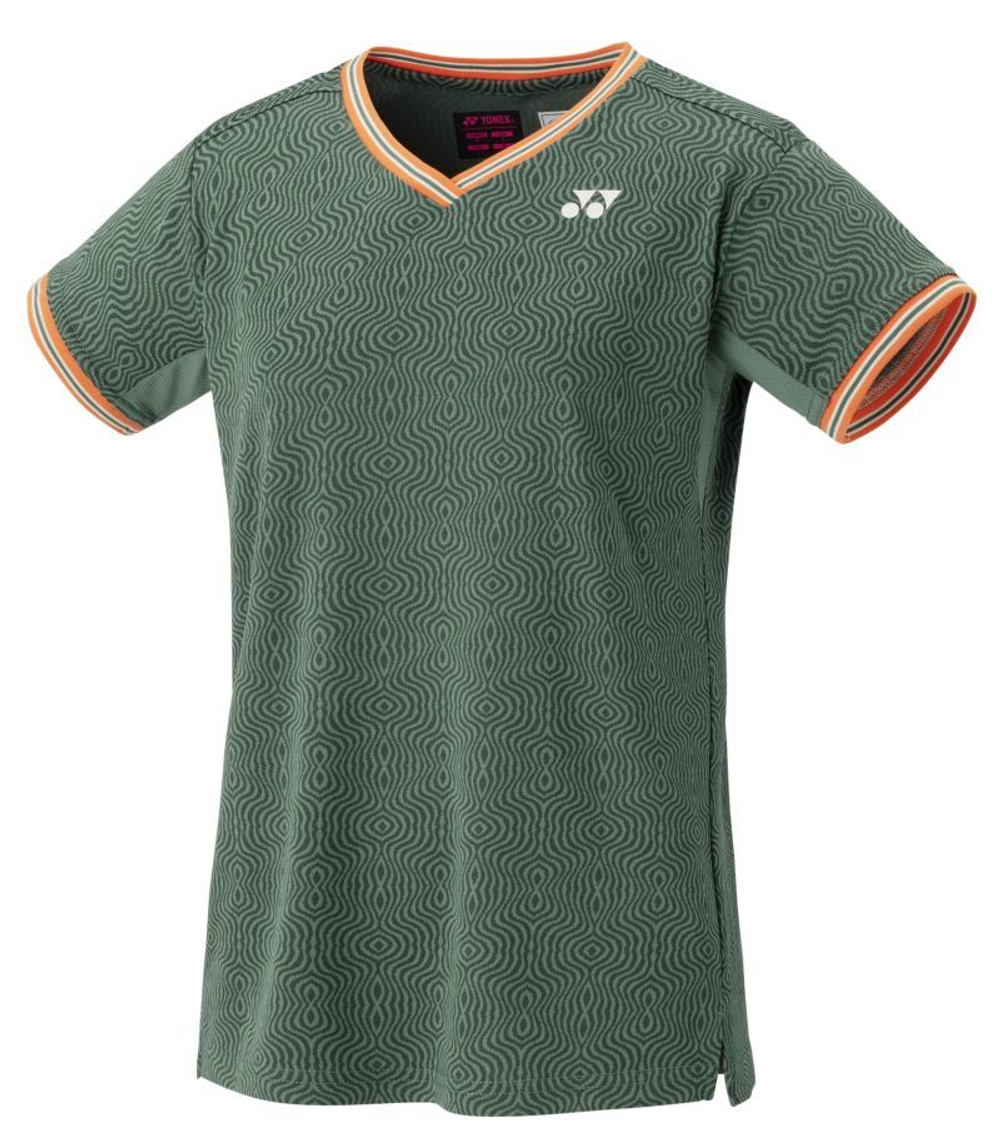 Женская теннисная футболка Yonex RG Crew Neck T-Shirt - зеленый