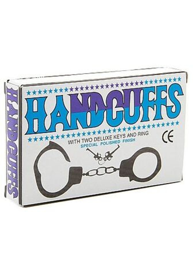 Металлические наручники с ключиками Handcuffs (Цвет: серебристый)