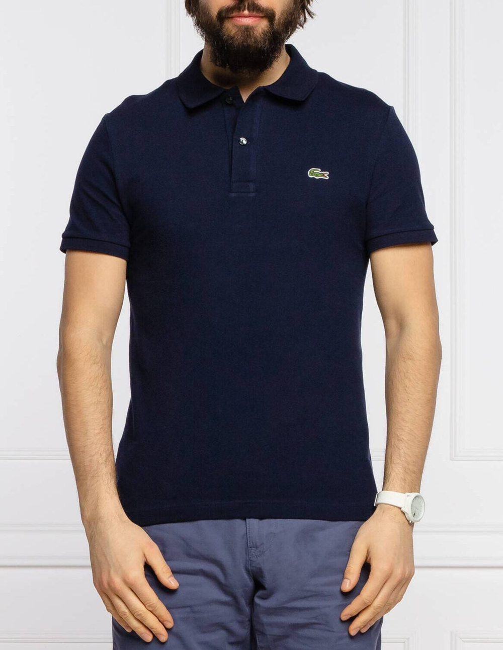 поло Lacoste - темно-синий(PH4012)