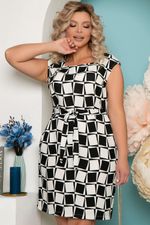 Платье-футляр "Паулина" (геометрия) П3445 LT Collection (Акция)