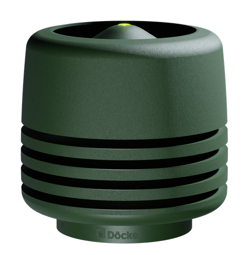 Docke PREMIUM/ Выход вентиляционный ИЗЛ-125/700/ Колпак Зёлёный