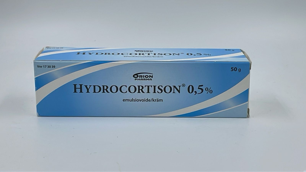 Orion Pharma Гидpoкopтизoн 0,5%, крем-эмульсия от воспаления кожи и при аллергии, 50 г (из Финляндии)