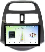 Магнитола для Chevrolet Spark M300 2009-2022, Ravon R2 (рамка глянцевая) - Teyes CC4L-DTS монитор 9" IPS, Android 14, Быстрая, Snapdragon 662, CarPlay, 4G SIM-слот