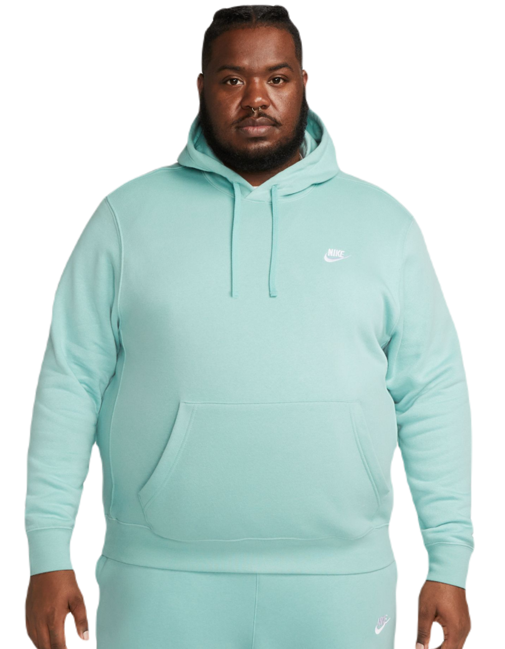 Мужская теннисная кофта Nike Sportswear Club Fleece Pullover Hoodie - Мятный