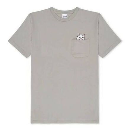 Купить Футболка Rip N Dip Lord Nermal Peace Pocket Tee Cool Grey