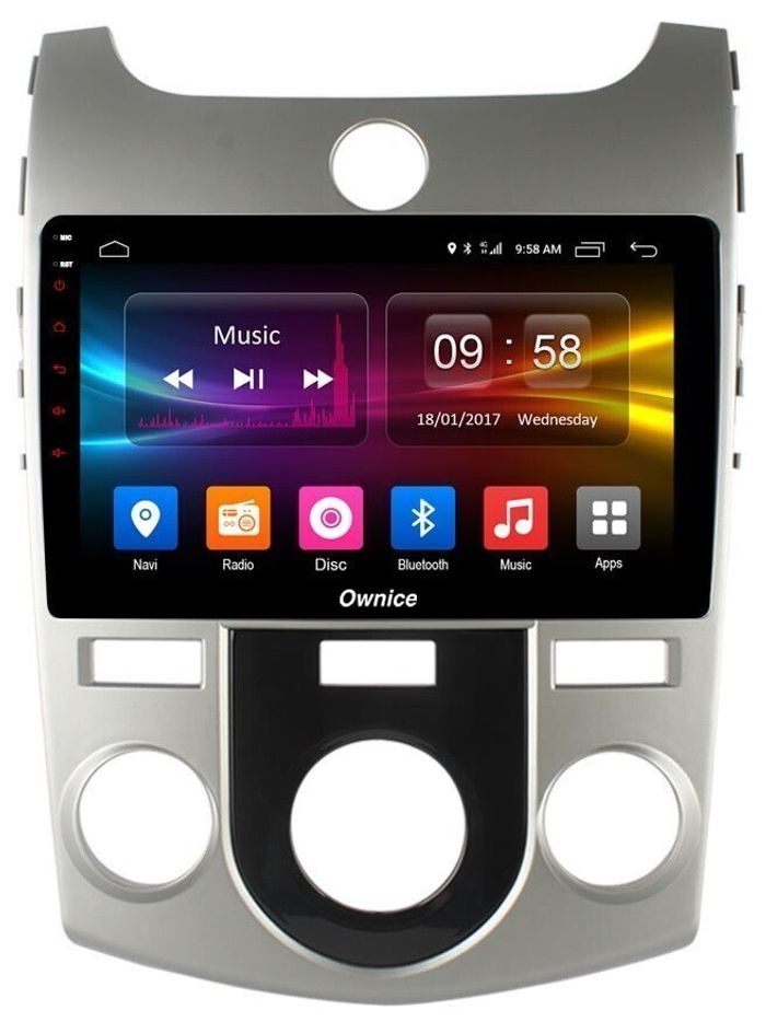 Магнитола для KIA Cerato 2 2008-2013 (кондиционер) - Kuberg OL-9736-M IPS, Android 10, 4G SIM-слот