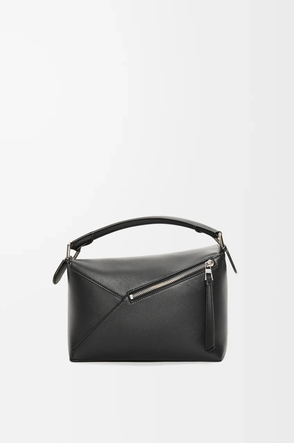 Loewe Маленькая сумка Puzzle Edge из классической телячьей кожи, черный