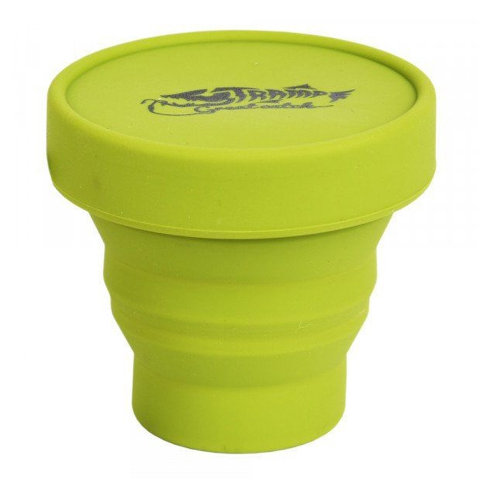 Tramp Стакан силиконовый складной с крышкой, TRC-083-6050, оливковый