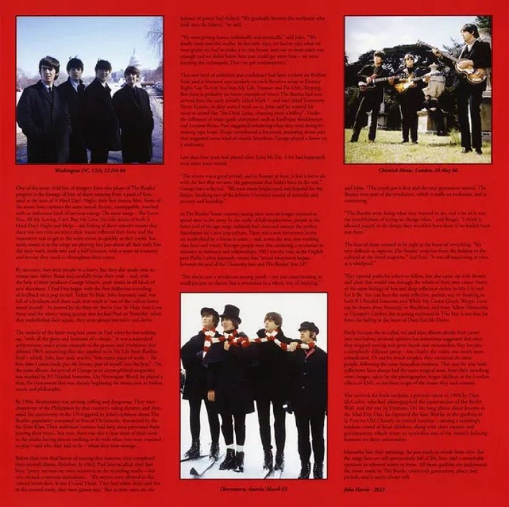 The Beatles - 1962-1966 (3LP). Новая запечатанная виниловая пластинка + ПОДАРОК