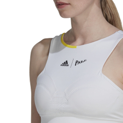 Женская теннисная майка adidas Cropped Tank Top Women - White