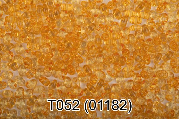 Бисер Gamma Twin 2.5х5 мм, 50 г (10х5 г), T052 т.желтый, 01182, 321-96001