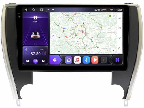 Магнитола для Toyota Camry 2014-2018 (из Америки) - Kuberg SF-1608A QLed+2K, Android 12, Быстрая, CarPlay, 4G SIM-слот