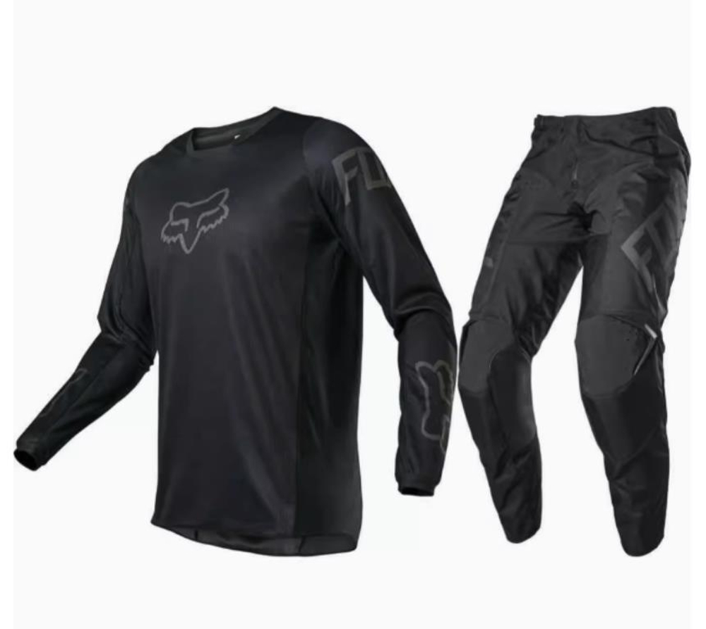 костюм кроссовый Fox style 180 чёрный L