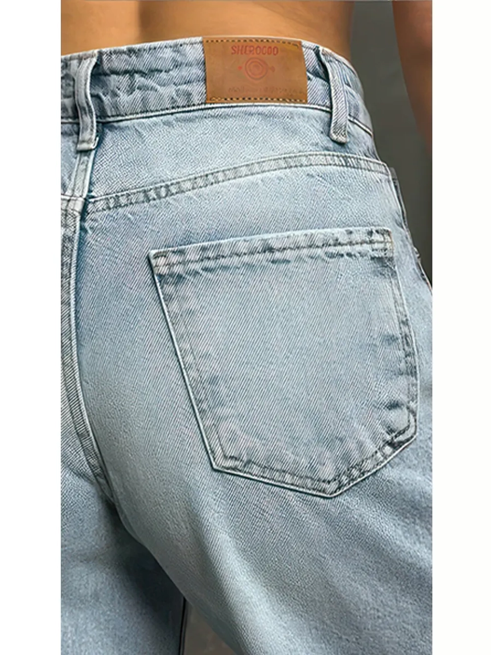 Шорты джинсовые удлиненные Багги baggy