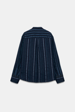 РУБАШКА В ПОЛОСКУ С МАНИШКОЙ — ZW COLLECTION — ZARA