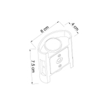 Фасадный светильник Arte Lamp BOSTO A3122AL-2WH, 2хLED