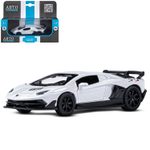 Модель 1:43 Lamborghini Aventador SVJ, белый, инерция, откр. двери