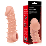 Насадка на пенис Cock Sleeve телесная с шипами KOKOS CS-005-S