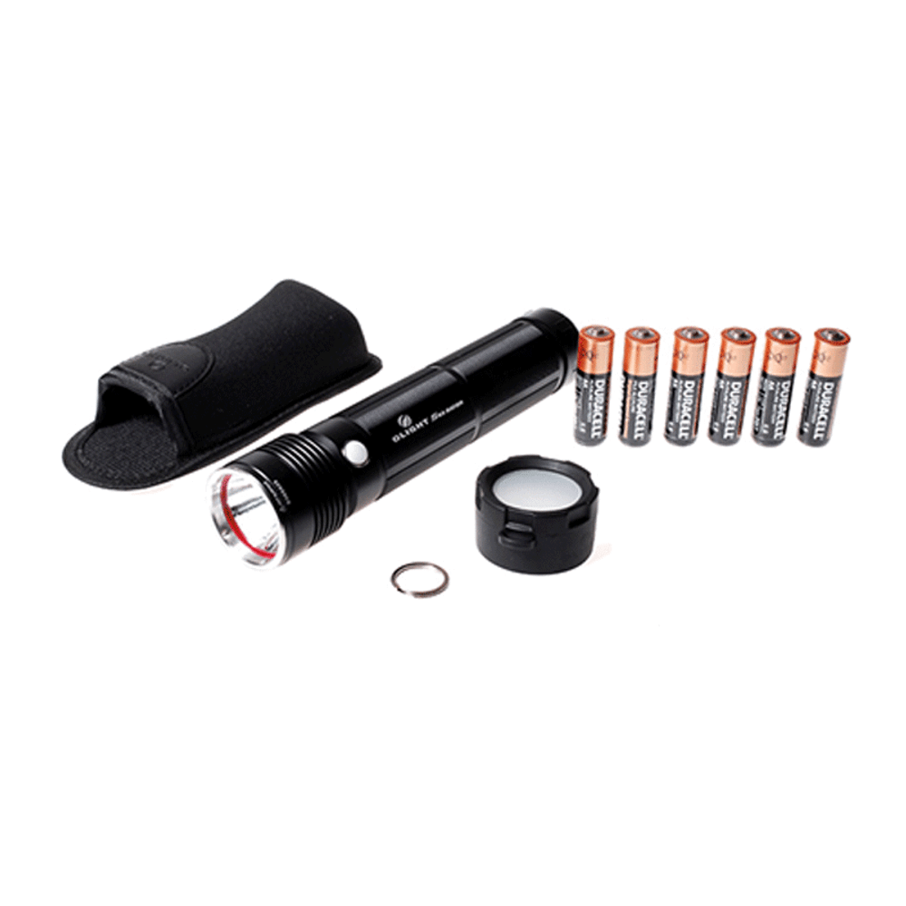 Фонарь Olight S65 Baton (поисковый)(Белый свет) XM-L 700лм 250м 6хAA, без батареек, в кейсе