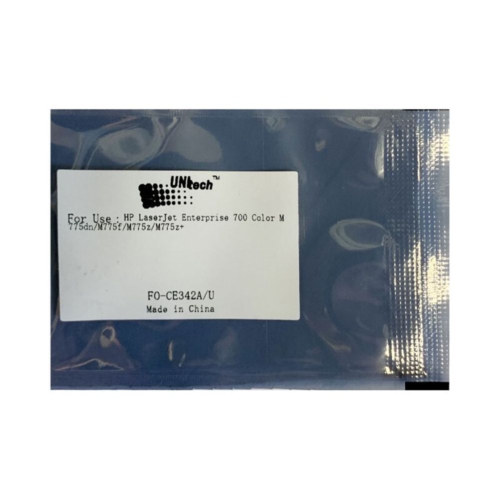 Чип для картриджа HP Color LJ M775 (16K) CE342A yellow UNItech(Apex)