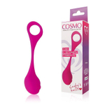 Ярко-розовый вагинальный шарик Cosmo (Цвет: ярко-розовый)
