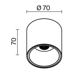 Потолочный светильник Technical C064CL-L12B4K
