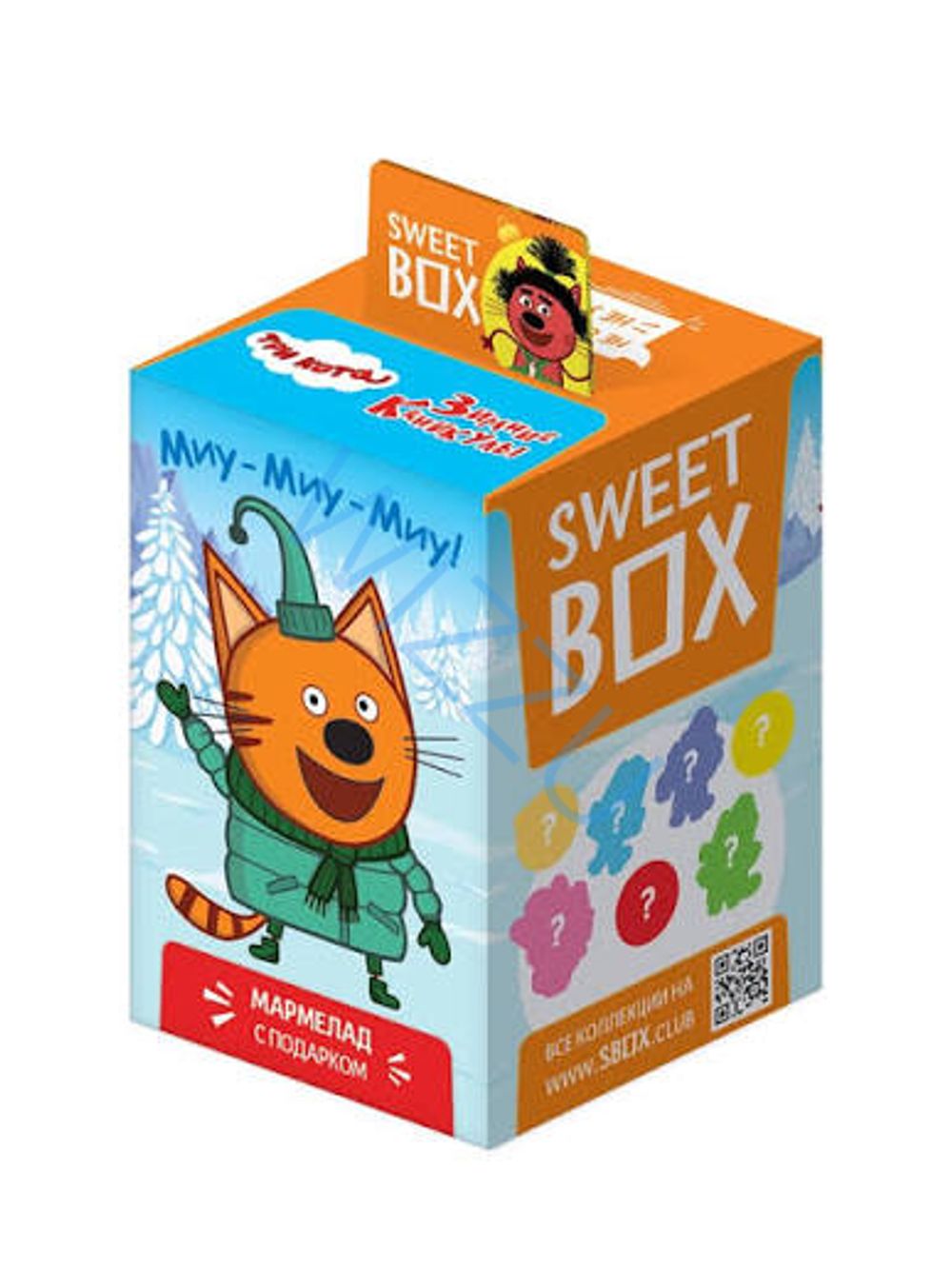 Мармелад Три Кота SWEET BOX с подарком в коробочке 10г